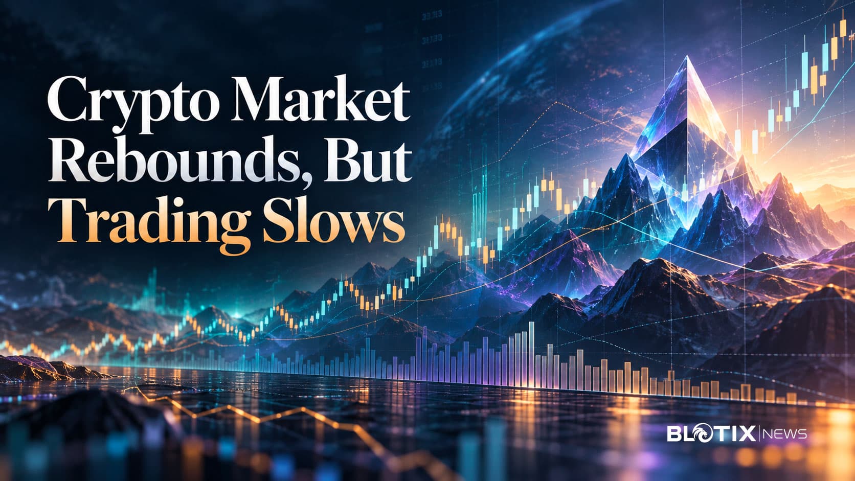 Il mercato crypto cresce del 39,6% ma gli scambi rallentano
