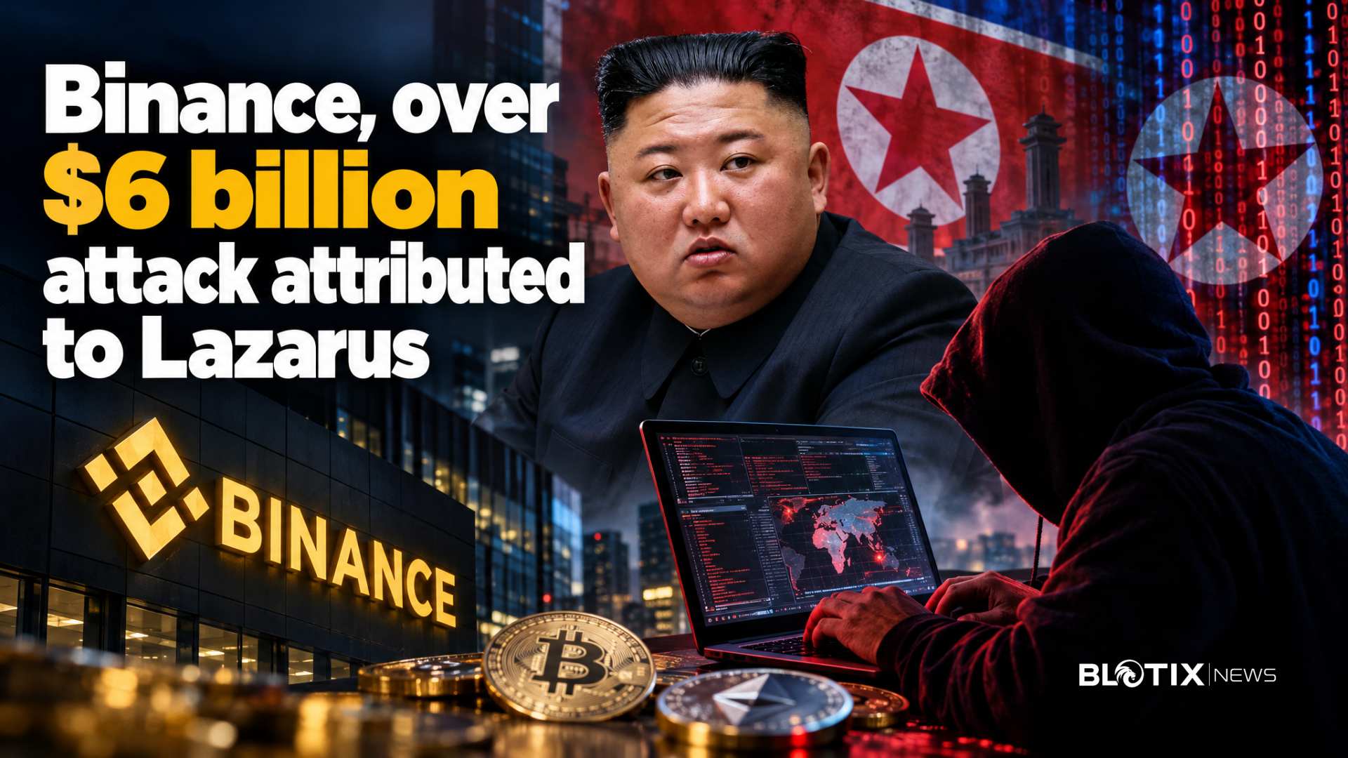 Binance: oltre 6 miliardi in crypto sottratti, indizi sul gruppo Lazarus