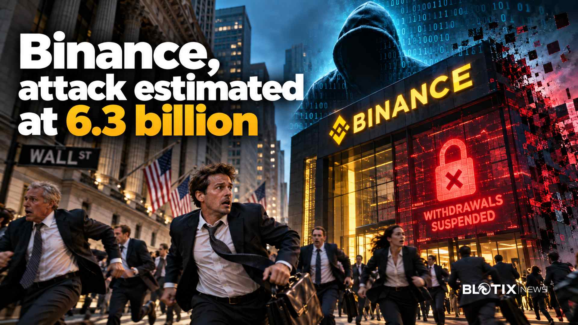 Binance sospende i prelievi dopo un attacco stimato in 6,3 miliardi di dollari